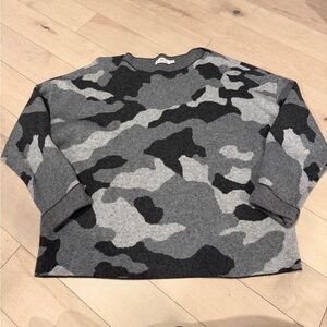 Vineyard Vines Camouflage Crewneck Sweater - Gray and Black